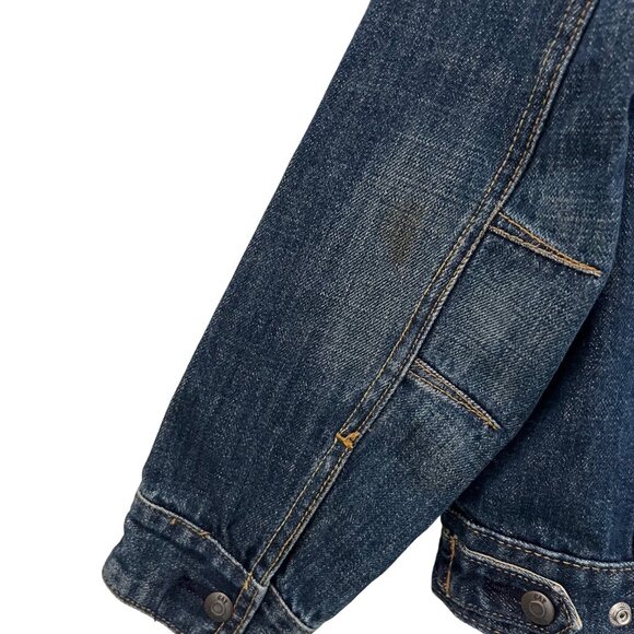 SIZE 8 Gap Kids Boys Girls Snap Front Denim Trucker Jacket - Picture 8 of 8